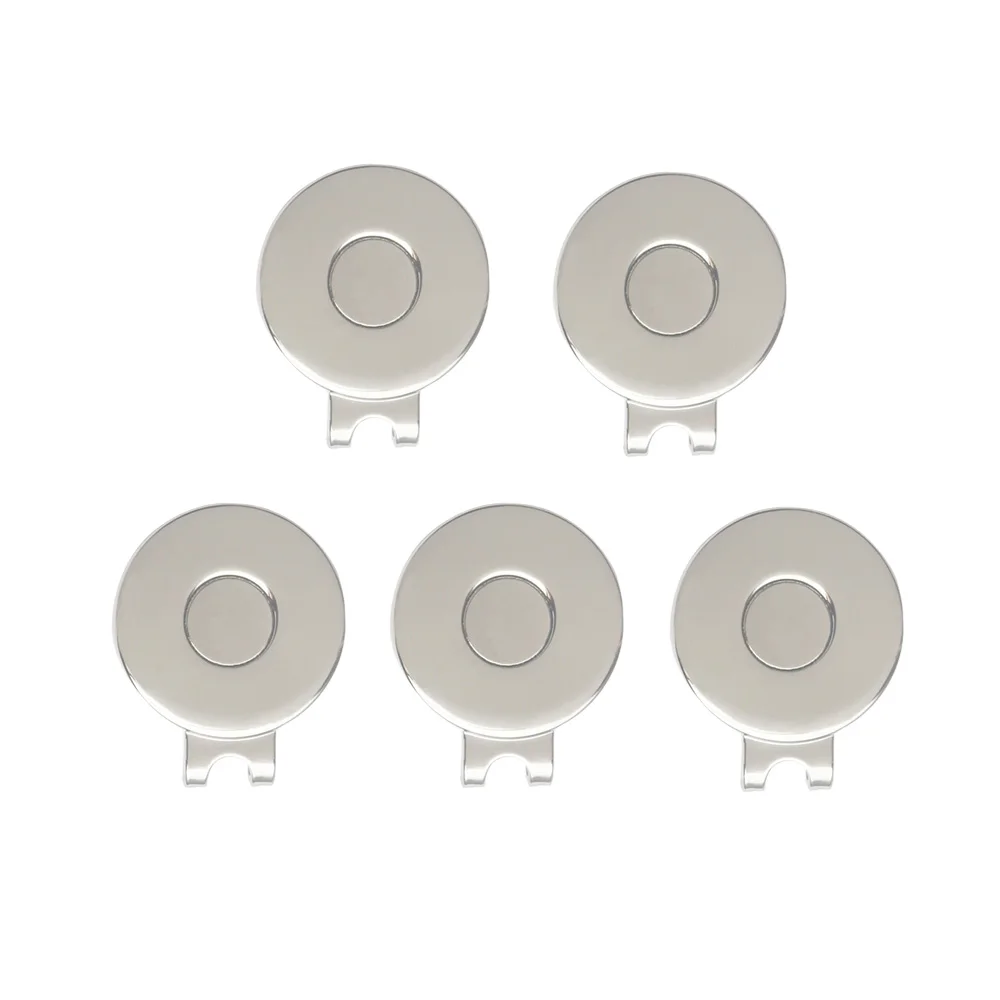 Wholesale Plain Stock Golf Accessories Blank Magnetic Golf Hat Clip for Ball Marker