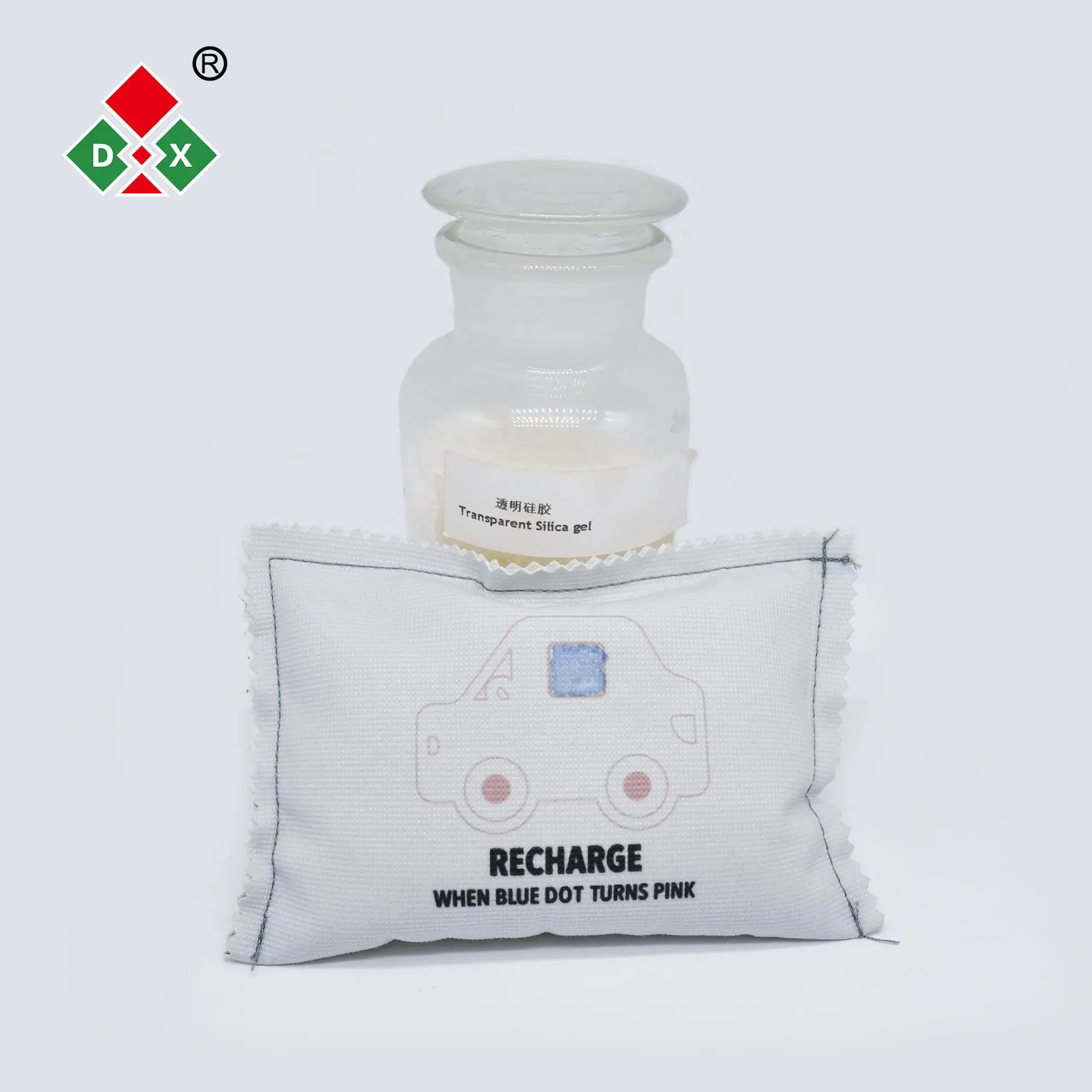 Super high quality SIlica Gel Desiccant Car Dehumidifier Bag Heating Reusable with Color Changing