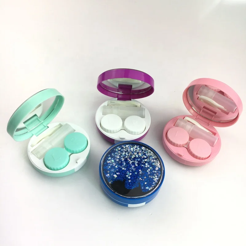 
 Оптовая продажа, чехол для контактных линз eyekan с полным покрытием, принимаем индивидуальный логотип A-8080  