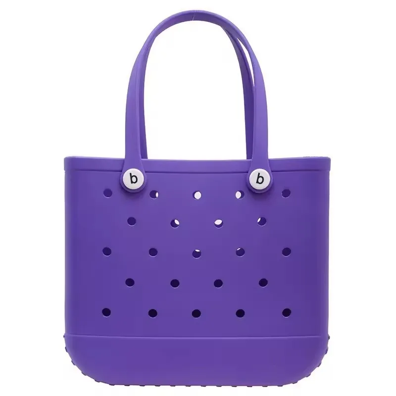 Outdoor Waterproof Camping M Size Hand Bag Hand Tote Eva Bog Beach Bag Silicone Beach Bog Bag for Beach Boat Pool Sports