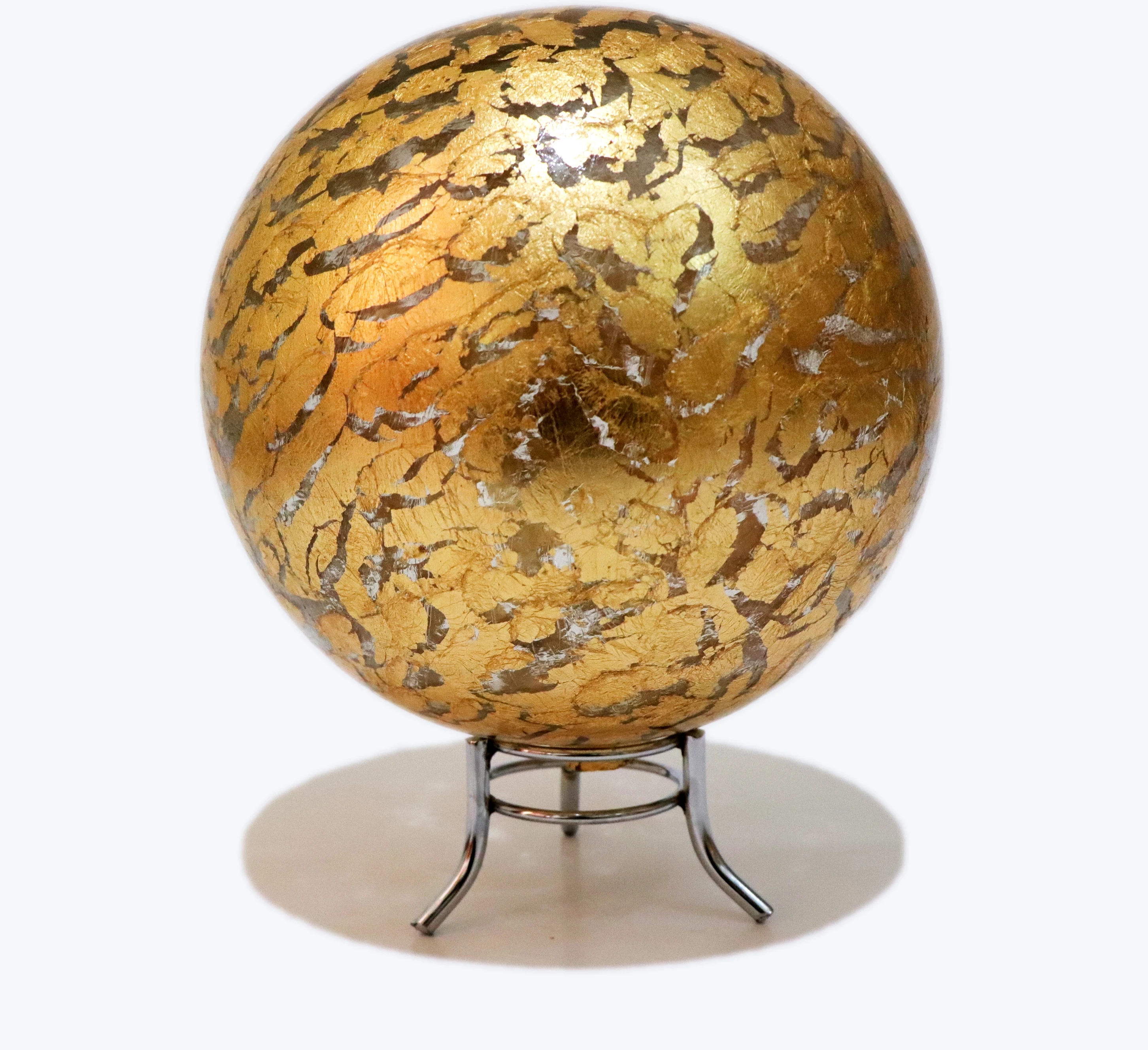 Изготовленные вручную круглые орнаменты топовые художественные украшения декоративные стеклянные шары для продажи