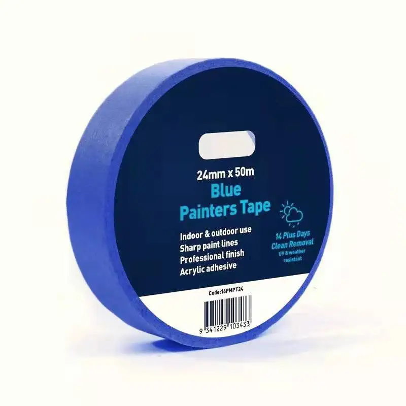 Heat Resistant Car Painting Crepe Paper Masking Tape No Residue UV 14 Days Painters Tape