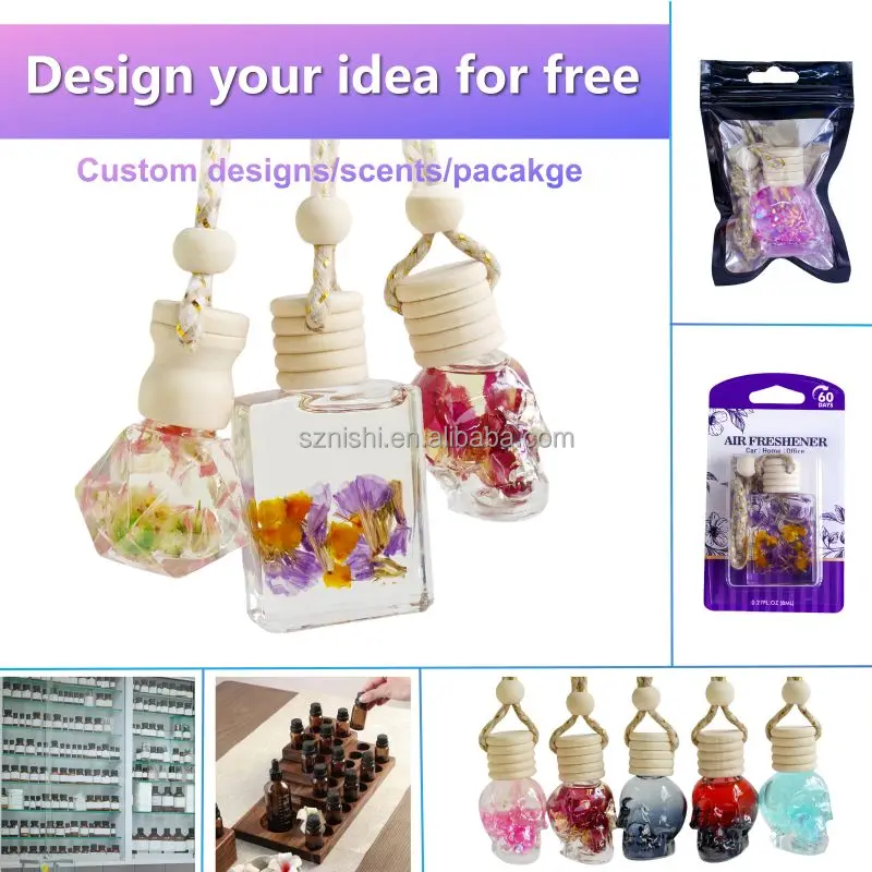 NSscent Wholesale Air Fresheners Hanging Liquid Car Perfume Custom Scents Fragrance For Car Decoration Hanging Fragrance