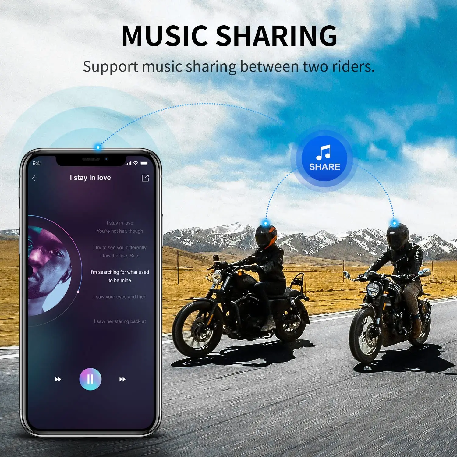FODSPORTS M1-S PRO full duplex  earphone motorcycle radio headset audio full duplex motorbike bluetooth helmet intercom