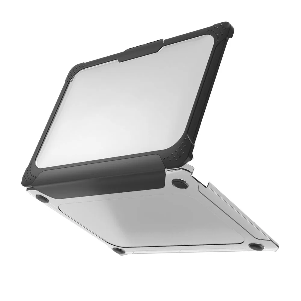  Защищенный ударопрочный Прозрачный чехол для ноутбука Macbook Air 13 дюймов 2020 с логотипом фирмы