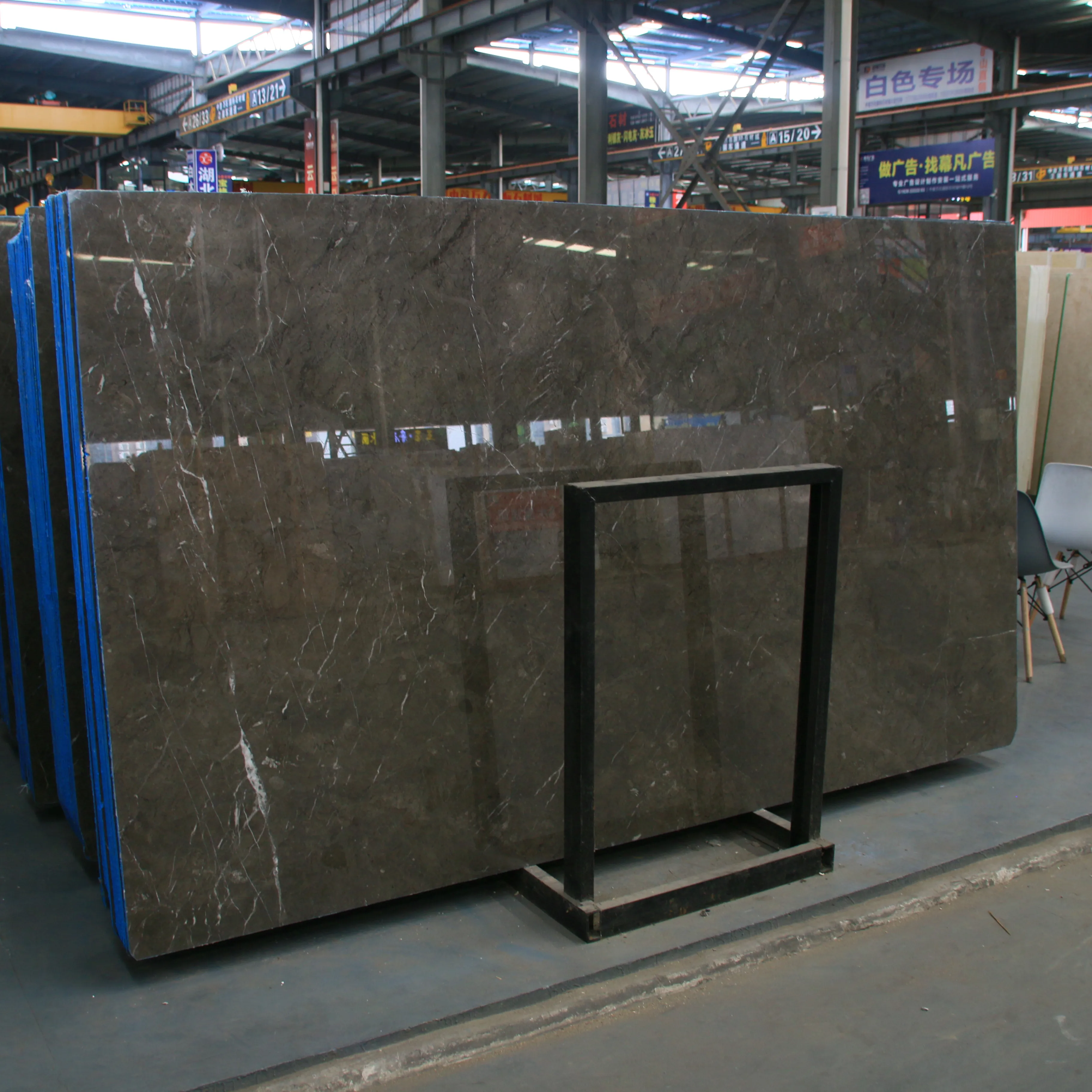 2021 китайский производитель индивидуальный серый мраморный экран для плитки оптовая продажа мраморная плита