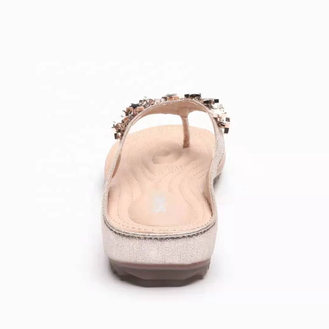 
New Fashion Flat Lady And Women Crystal Sexy Slipper Summer Beach Roman Sandals Stylish 