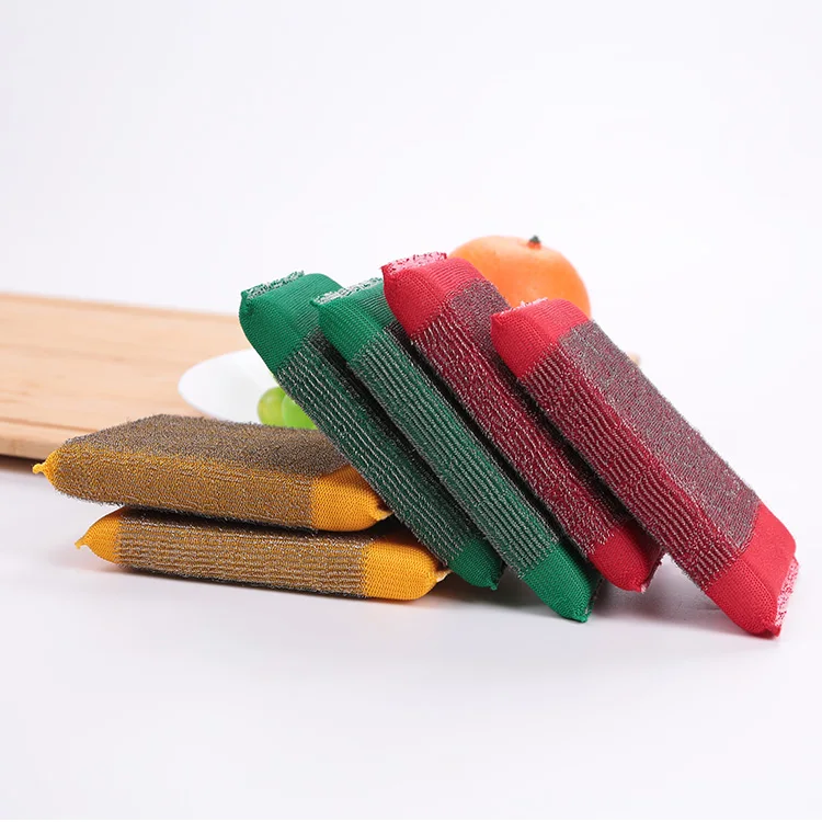 Проволочная щетка из нержавеющей стали, ткань для посуды, губка для посуды, принадлежности для очистки кухни