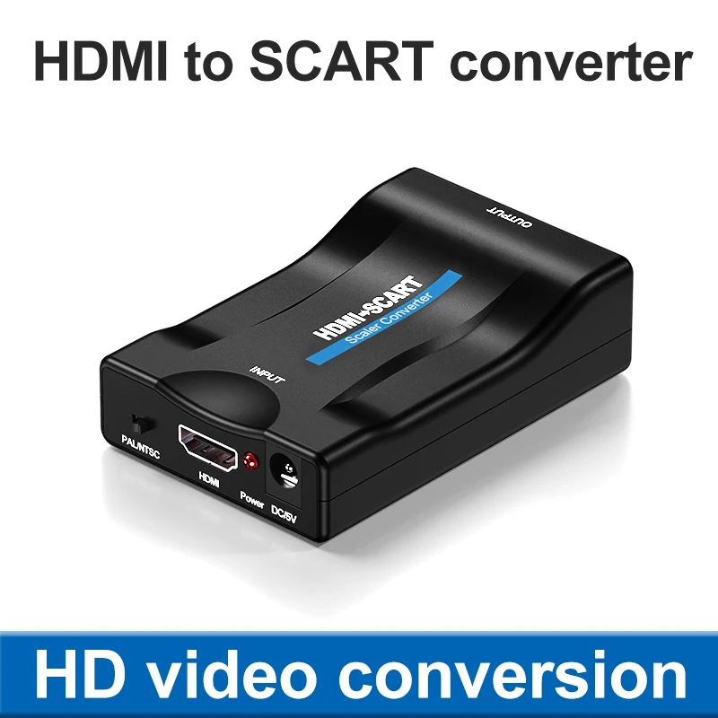 Преобразователь 1080P hdm в scart видеоадаптер высокой четкости