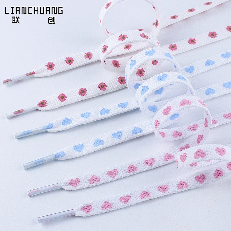 Logo Shoelaces Personalized Sneaker Shoe laces reflective print logo custom engraved logo aglet assembling pack