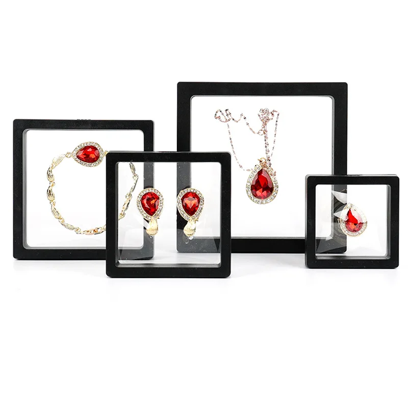 Wholesale Price PE Jewelry Gift Box Plastic Film Display Transparent Storage Box Packaging Collection Jewelry Display Box