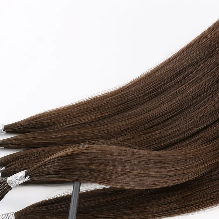Fast Shipping Invisible Raw Indian Temple Human Hair Balayage I-Tip Hair