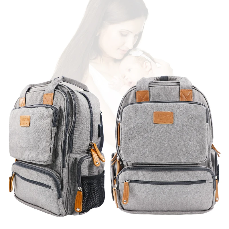 2022 hot Amazon OEM/ODM custom waterproof Heat preservation mommy bag diaper storage diaper backpacks baby bag diaper bag