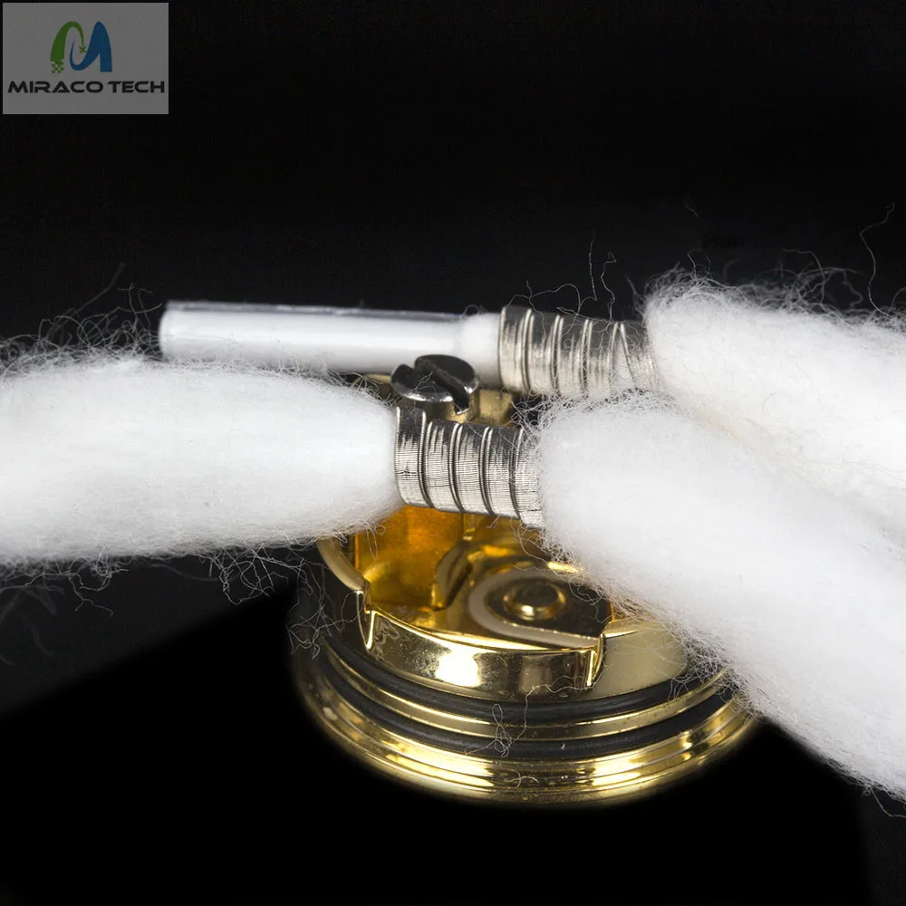 Original Coil father Amphisbaena Organic Cotton long fiber Wick vape  Cotton Accessories for  RDA RDTA atomizer