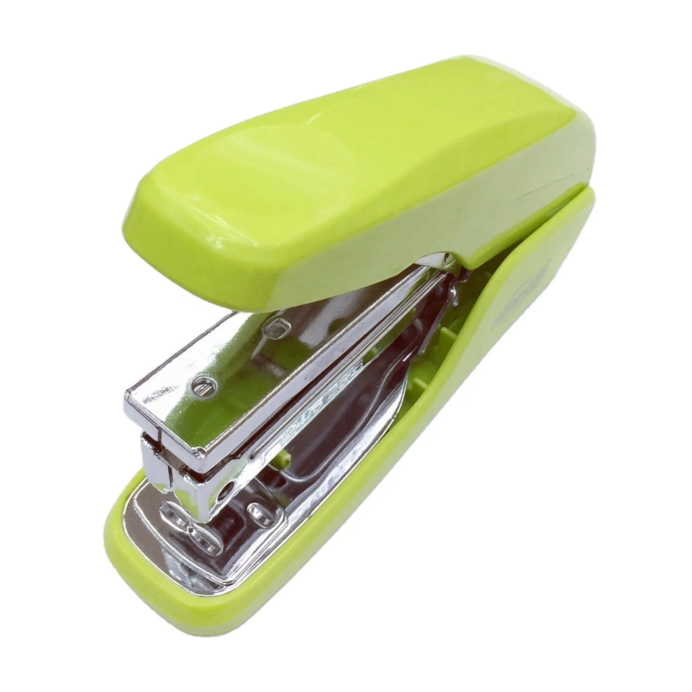 High quality office desktop standard 25 sheets paper manual stationery metal stapler Plastic Book Stapler power saving