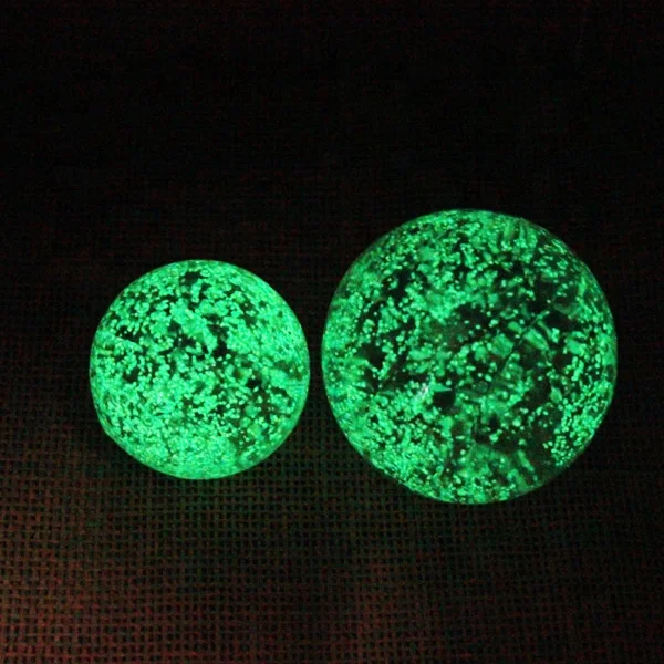 Coloured Glaze Luminous In The Dark Glass Ball Souvenir Valentine Gifts  Crystal Decor and Sun Catchers