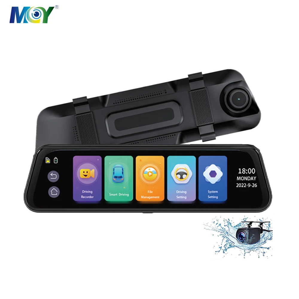 Car DVR Rearview Mirror Camera dashcam 2K Full HD 1080P car dash cam with ADAS car backup camera