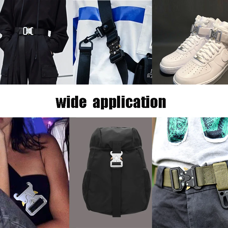 1inch quick release buckle for hand bag metal quick release buckle for bags leather belt metal shoes bag accessories buckle