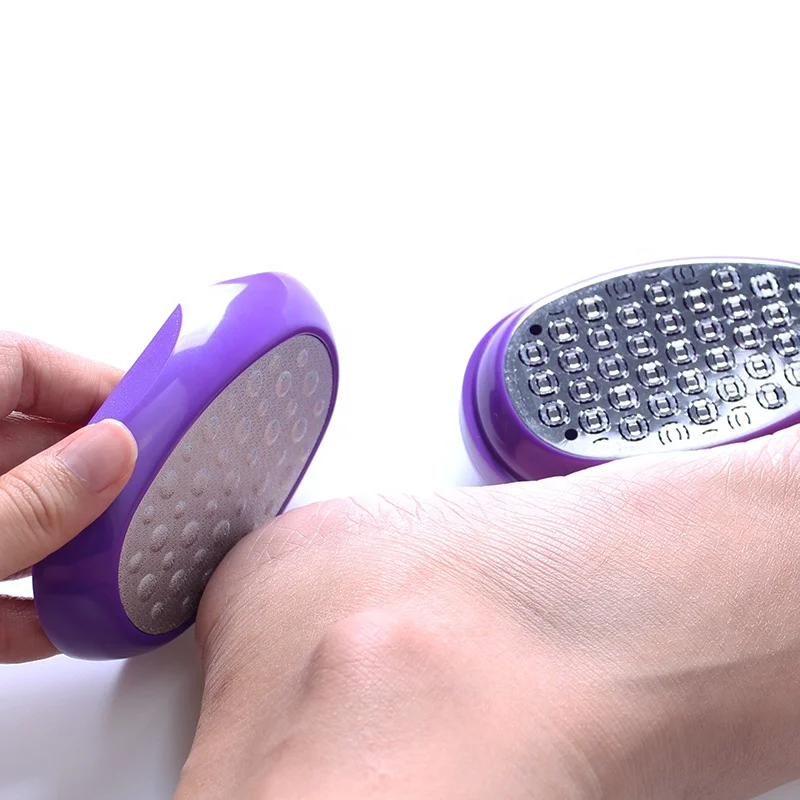 Cona  removable oval egg shape foot file feet care tools dead skin remover foot rasp