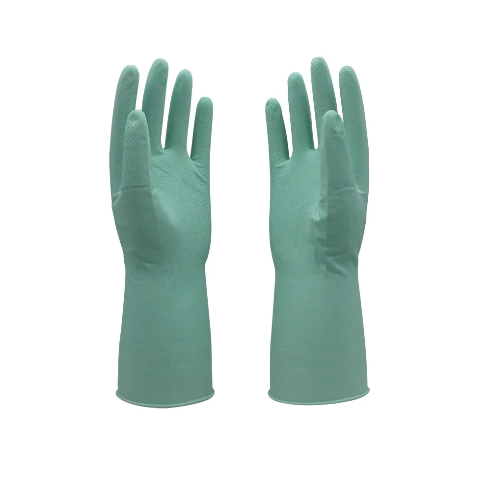 high-quality anti-slip heavy-duty  latex powder-free new product natural gloves