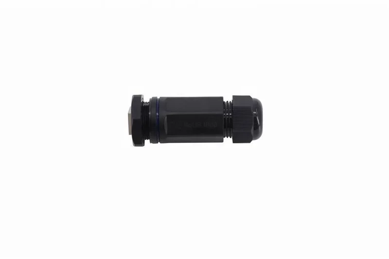 Unshielded Rj45 8P female connector socket RJ45 M25 single head waterproof extend Long straight connector