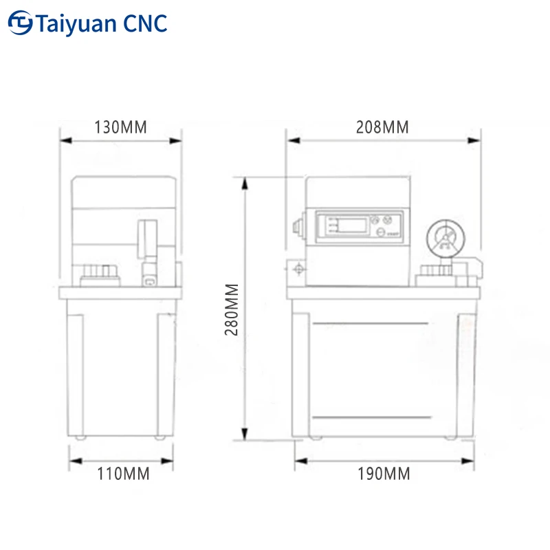 Off-the-shelf machine lubrication pump Automatic lubricating oil pump centralized lubrication system CNC lathe oil pump