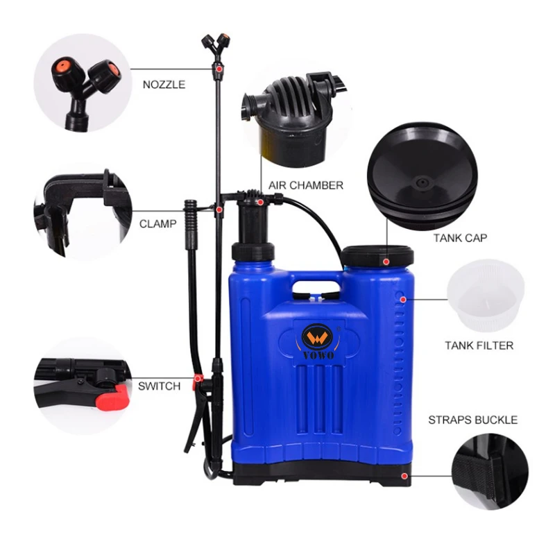 18L manual spray machine Agriculture knapsack hand plastic sprayer