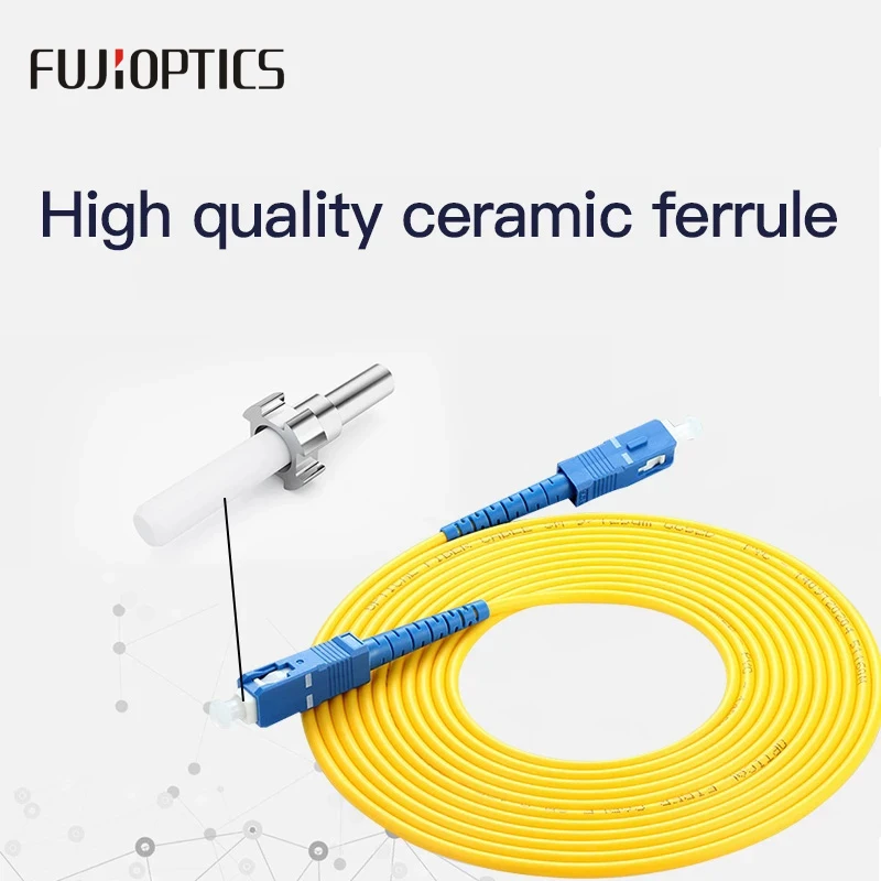 FTTH Fiber Optic Patch Cord With SC LC FC ST Connector Fibre Optic Patchcord Cable