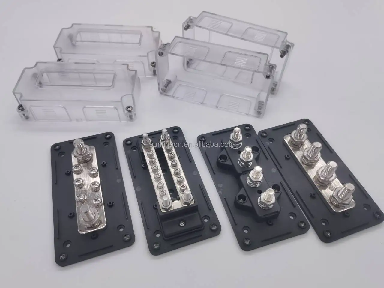 2023 Latest!!! Power Distribution Block Box Electric Distributing Bus Bar Din Rail Terminal