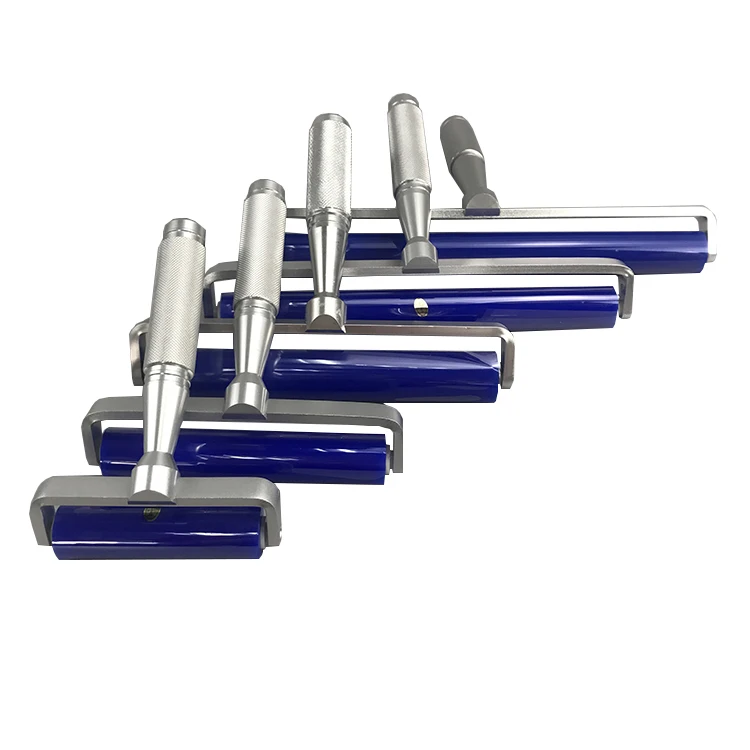 4inch Manual All Alloy Handle Silicone Sticky Cleaning Roller For Cleanroom