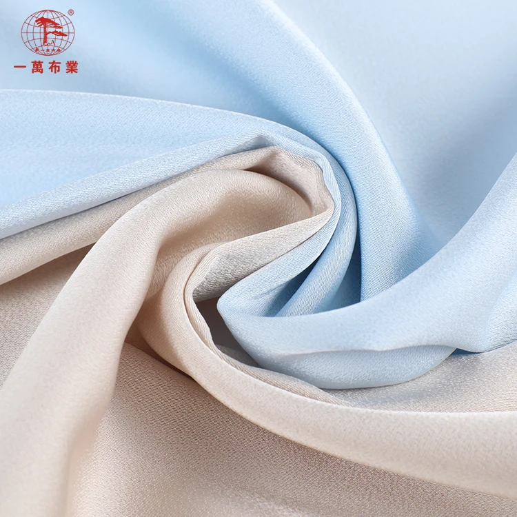 New Solid Stock Ready Goods Wholesale 75D*80D Lightweight 100% Polyester Plain Chiffon Fabric Rolls For Blouse