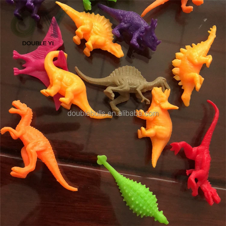 Wholesale cartoon cute children toys simple solid simulation 6cm dinosaur model toys