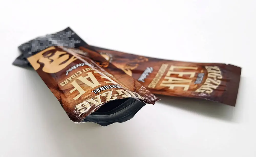 Factory Customizing Printed Aluminum Foil Package Bag heat seal pouch for cigar packaging wrap