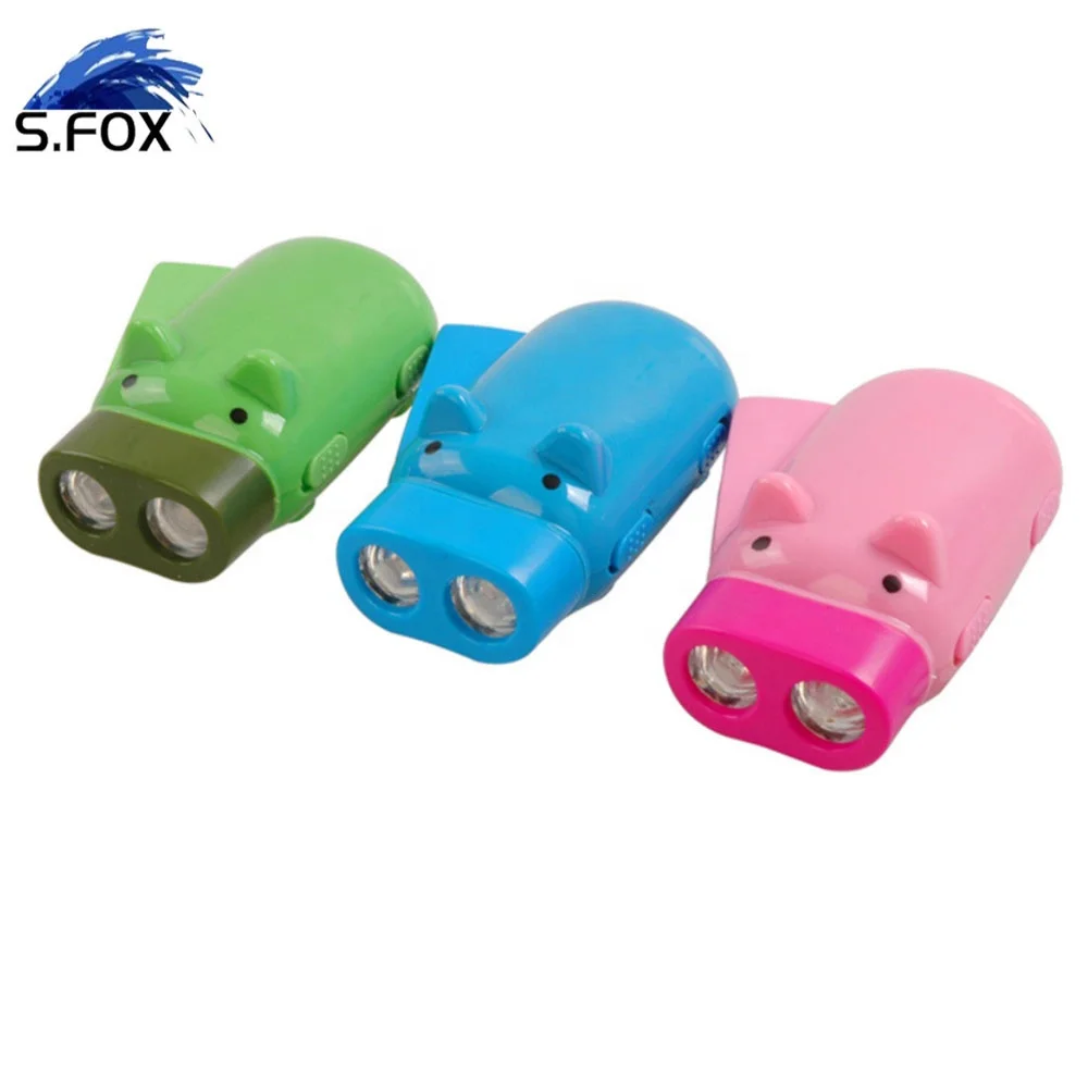 Best Promotional Gift Mini Dynamo Hand Pressing LED Torch Light Hand Crank Flashlight