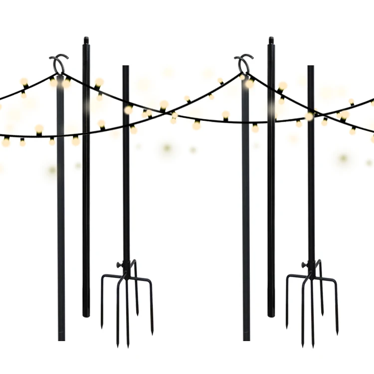 JH-Mech Light Pole Festoon Lighting Steel 2 75 m Raw Metal (комплект из