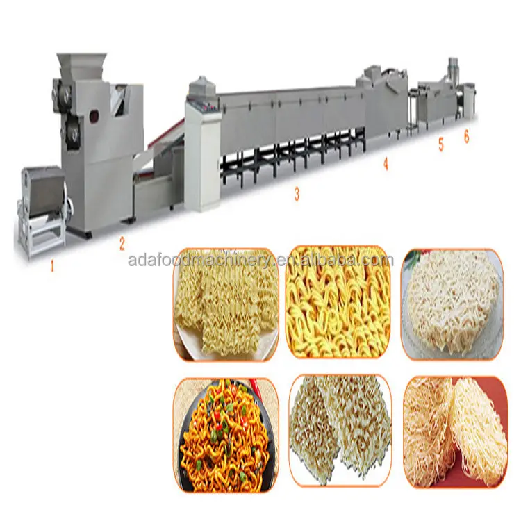 Ada Small scale fried instant noodle production line automatic instant noodles maggie making machine