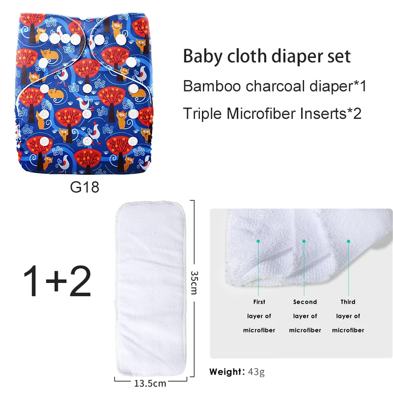 Babyshow One Size Adjustable Baby Cloth Diaper Reusable And Washable With Washable Inserts For Factory Price