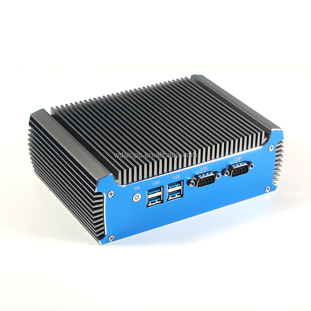 embedded pc I5-10210U CPU mini pc 12V Fanless linux Industrial mini computer