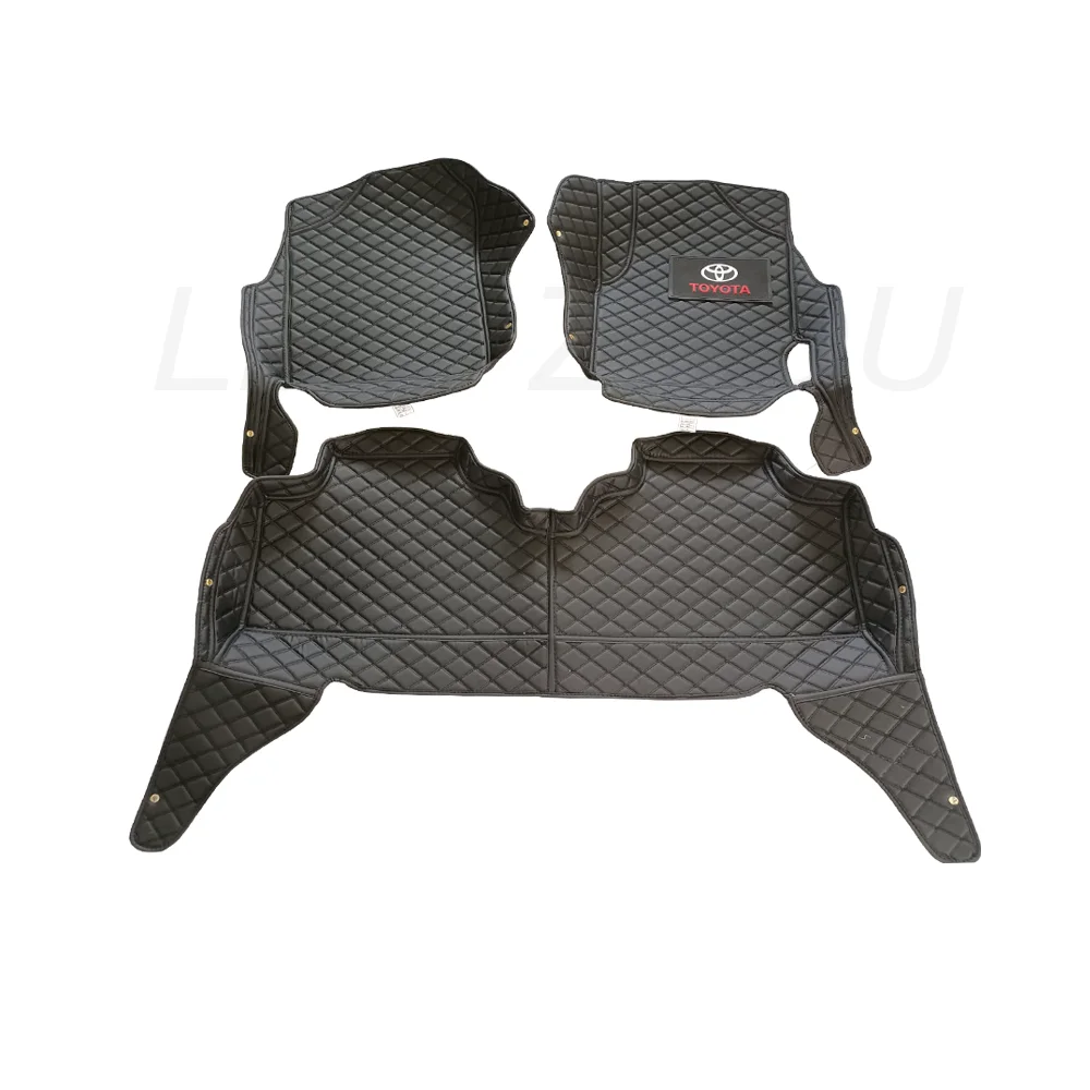 Luxury Car Floor Mats Full Set Carpet Waterproof Diamond Car Mat For Toyota Yaris 2016 2021 2022 2023