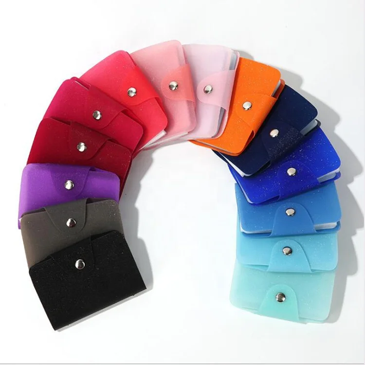 Bank Leather Business Card Holder Photo Album Portable Gypsophila TPU/ PVC Credit Card Animal Prints ENGLAND STYLE