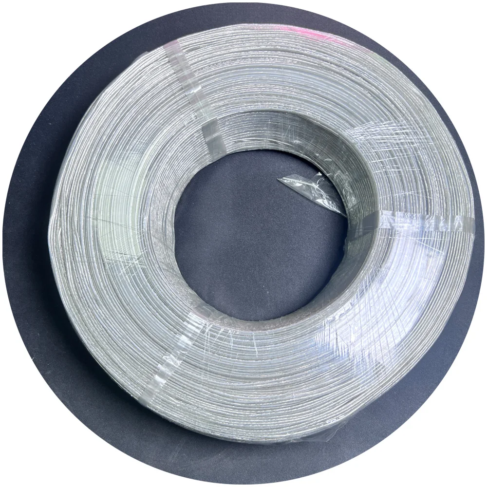 610 м рулон меди 22AWG 2PIN ПВХ прозрачный кабель Электронный провод для светодиода неоновая вывеска