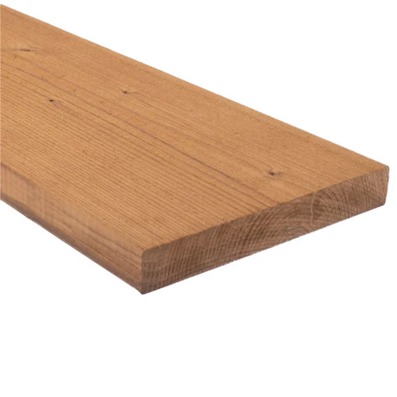 2021 Recyclable Thermowood Boards Thermal Wood Panel Decoration Board for Floor Wall Cladding