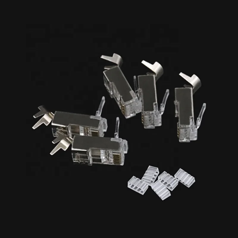 CAT7 Metal Shielded RJ45 Connector Cat7 FTP 8P8C Ethernet Connector Modular Network Plug