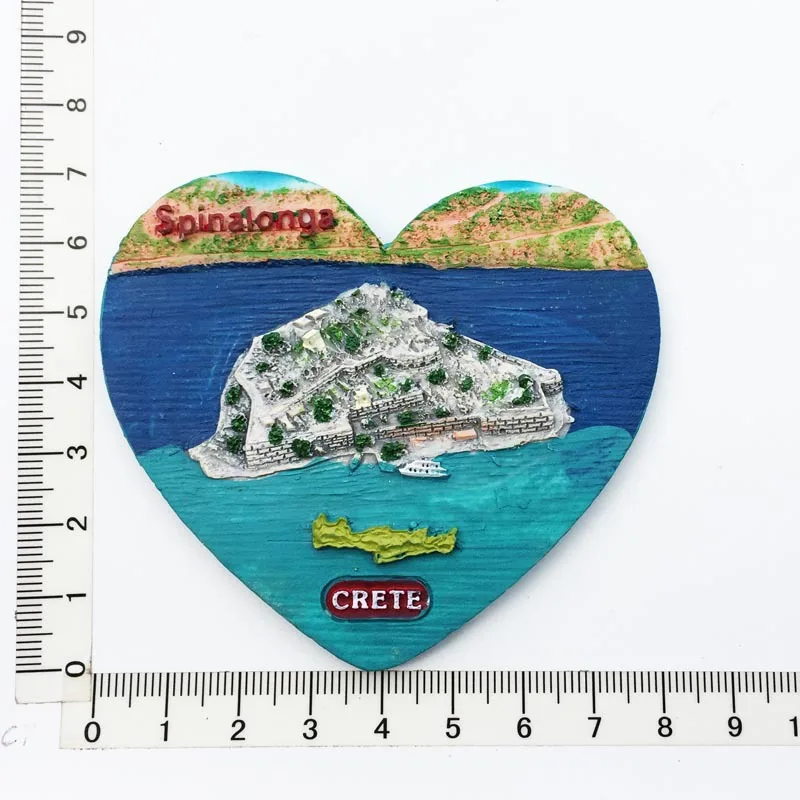 Greek Customized Tourism Memorial Decorative Arts 3D Magnets Refrigerator 3D Polyresin Fridge Magnets