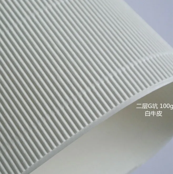 Paper Maker Factory Bio-disposable Wholesale E F G Flute Corrugated Paper Cardboard Sheet