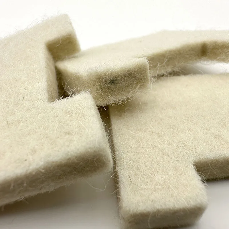 Manufacture 1mm 2mm 3mm 5mm White Soft Pressed Wool Industrial Felt