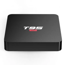 Factory supply  Android 10.0 4k 2.4GHz Wifi Smart TV Box Allwinner H3 2GB 16GB T95 super android tv box