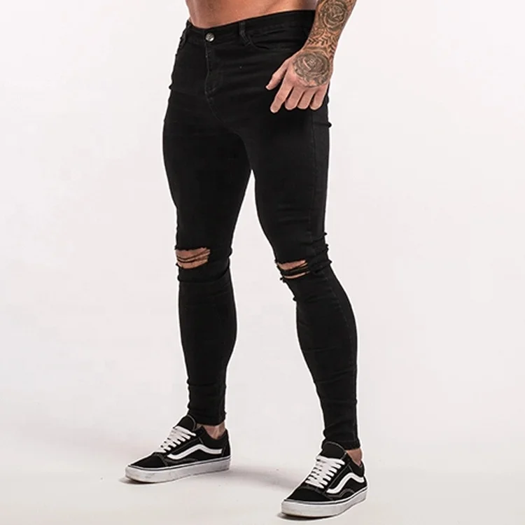 
High Quality Skinny Fit Washed Trousers Custom denim jeans pants new style jeans pent men ripped damaged jeans for men 