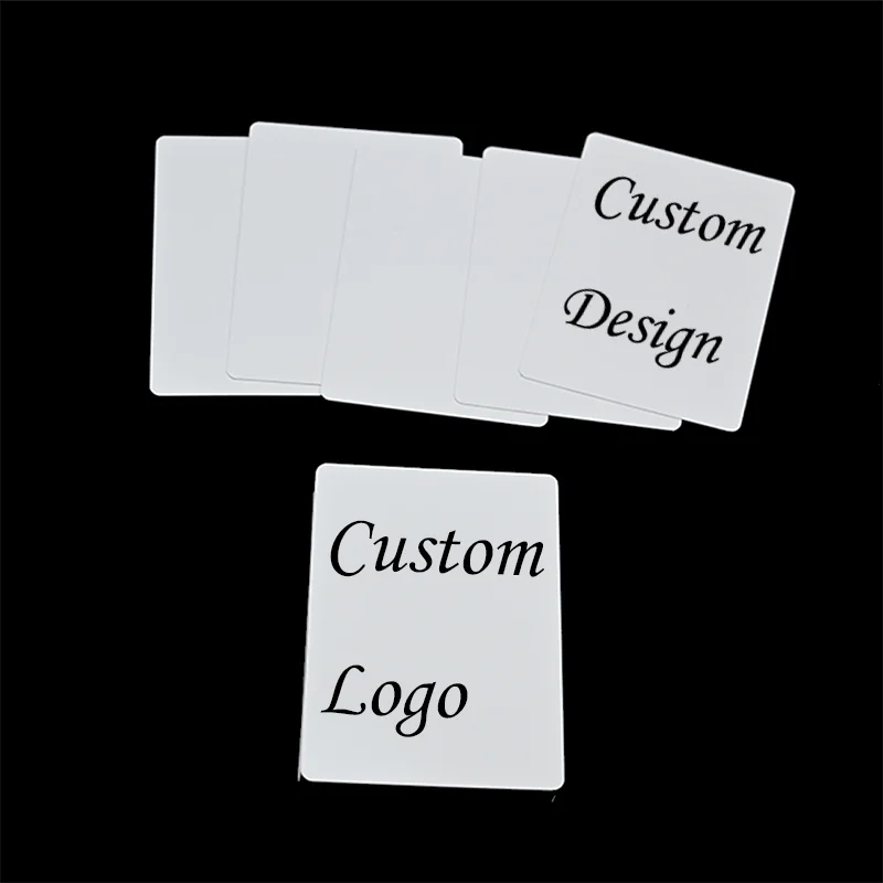 Big Bluk Good Price Eco Whit Blank Personal Design Printing poker Size Playing Card For Own Diy Game