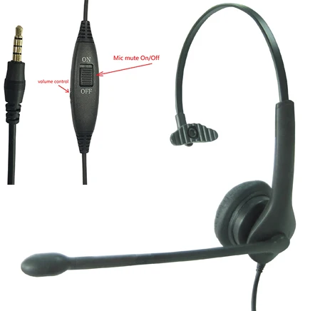 OEM Headphone Office Headset USB Call Center Telephone Headset With Noise Cancelling and microphone for pc office